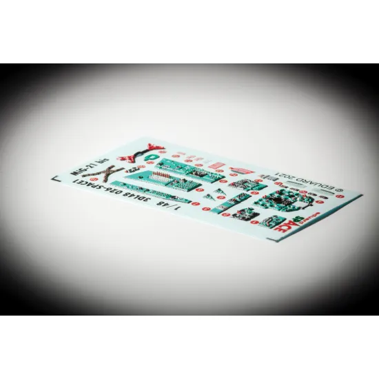 Eduard 3DL48026 1/48 MiG-21bis SPACE 3D Decal for Aircraft Space
