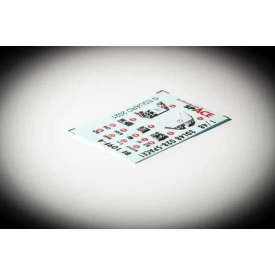 Eduard 3DL48028 1/48 Bf 109F-4 SPACE 3D Decal for Aircraft Space