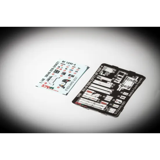 Eduard 3DL48028 1/48 Bf 109F-4 SPACE 3D Decal for Aircraft Space