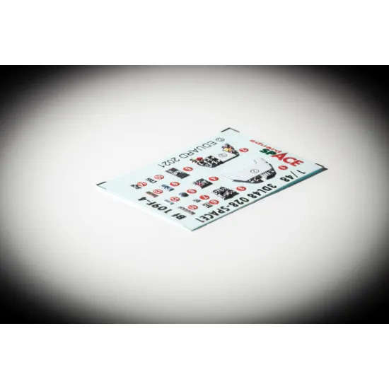Eduard 3DL48028 1/48 Bf 109F-4 SPACE 3D Decal for Aircraft Space