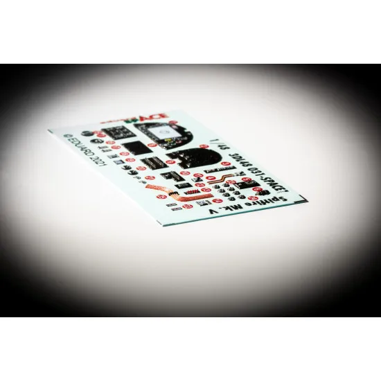 Eduard 3DL48031 1/48 Spitfire Mk.V SPACE 3D Decal for Aircraft Space