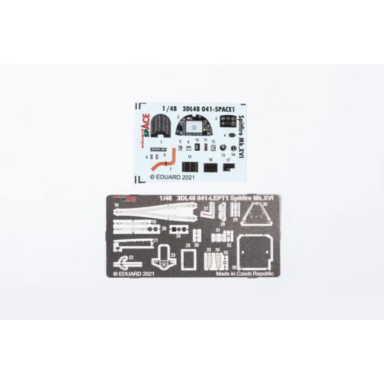 Eduard 3DL48041 1/48 Spitfire Mk.XVI SPACE 3D Decal for Aircraft Space
