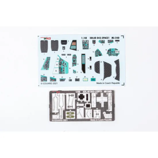 Eduard 3DL48043 1/48 Mi-24D SPACE 3D Decal for Aircraft Space