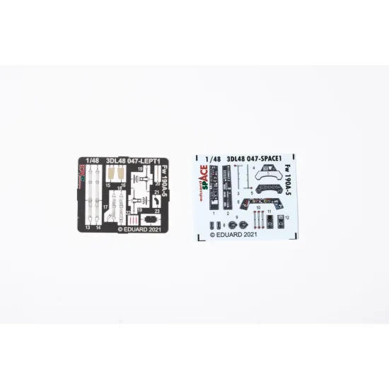 Eduard 3DL48047 1/48 Fw 190A-5 SPACE 3D Decal for Aircraft Space