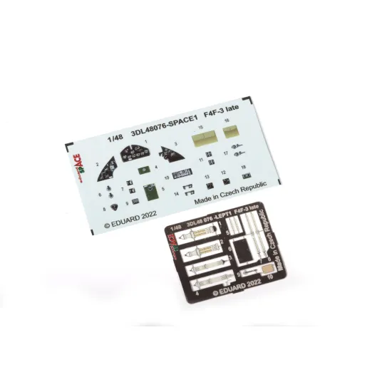 Eduard 3DL48076 1/48 F4F-3 late SPACE 3D Decal for Aircraft Space