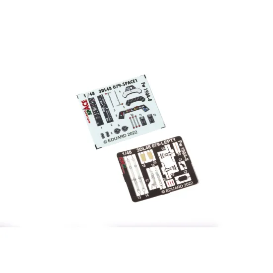 Eduard 3DL48079 1/48 Fw 190A-8 SPACE 3D Decal for Aircraft Space