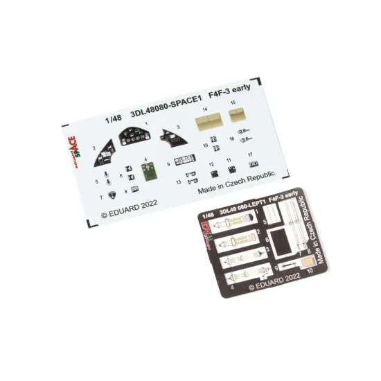 Eduard 3DL48080 1/48 F4F-3 early SPACE 3D Decal for Aircraft Space
