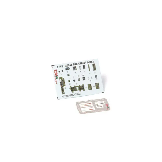 Eduard 3DL48088 1/48 A6M3 SPACE 3D Decal for Aircraft Space