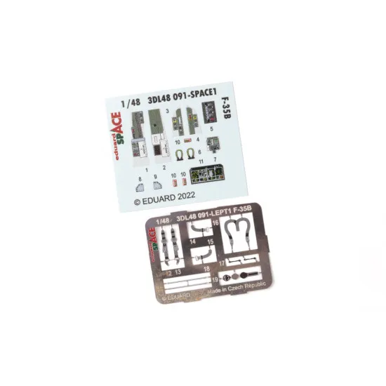 Eduard 3DL48091 1/48 F-35B SPACE 3D Decal for Aircraft Space