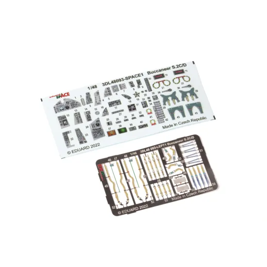 Eduard 3DL48093 1/48 Buccaneer S.2C/D SPACE 3D Decal for Aircraft Space