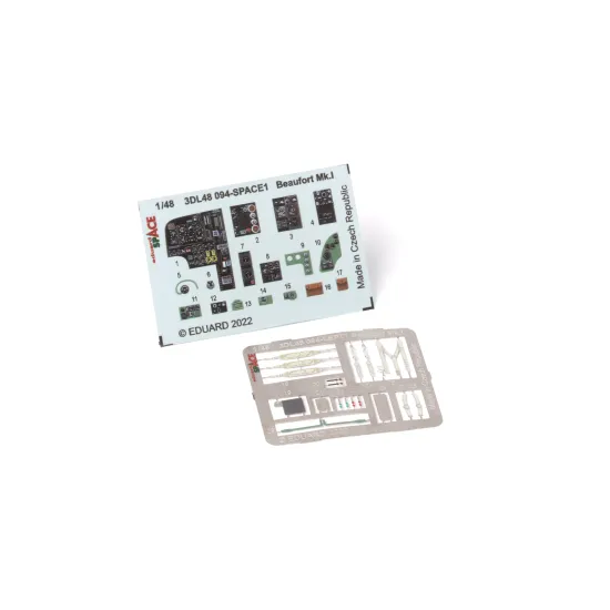 Eduard 3DL48094 1/48 Beaufort Mk.I SPACE 3D Decal for Aircraft Space