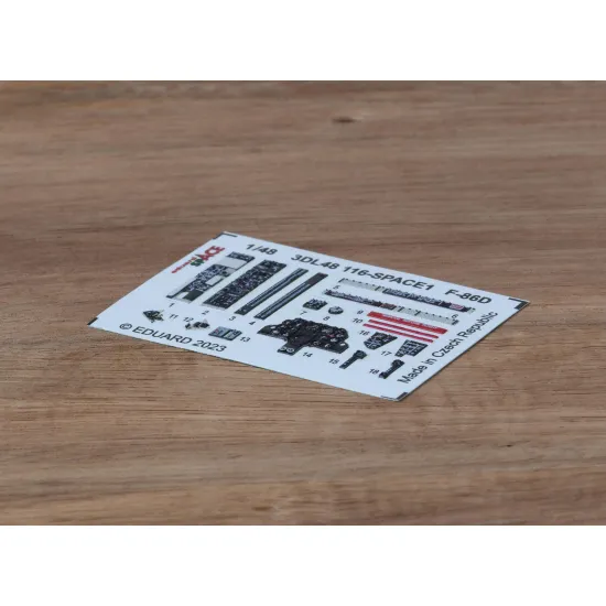 Eduard 3DL48116 1/48 F-86D SPACE 3D Decal for Aircraft Space