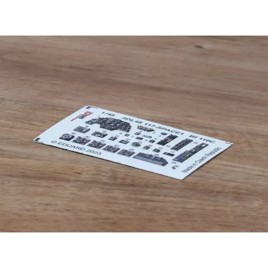 Eduard 3DL48117 1/48 Bf 110C SPACE 3D Decal for Aircraft Space