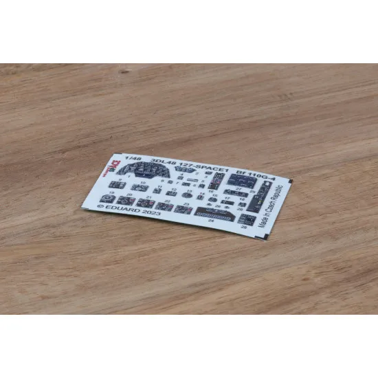 Eduard 3DL48127 1/48 Bf 110G-4 SPACE 3D Decal for Aircraft Space