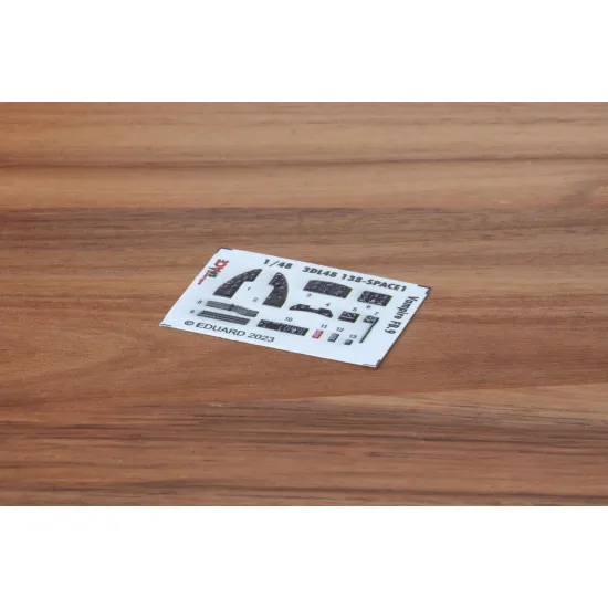 Eduard 3DL48138 1/48 Vampire FB.9 SPACE 3D Decal for Aircraft Space