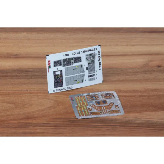 Eduard 3DL48145 1/48 Sea King HAS.5 SPACE 3D Decal for Aircraft Space