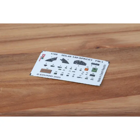 Eduard 3DL48149 1/48 FM-1 SPACE 3D Decal for Aircraft Space