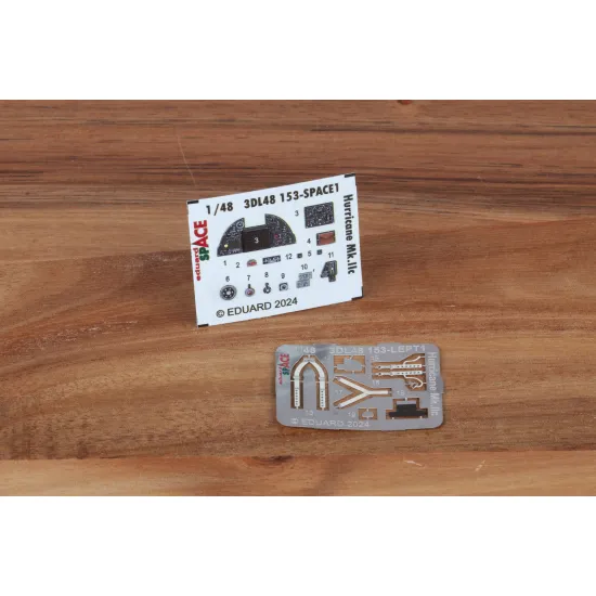 Eduard 3DL48153 1/48 Hurricane Mk.IIc SPACE 3D Decal for Aircraft Space