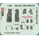 Eduard 3DL48155 1/48 F-16C Block 25 SPACE 3D Decal for Aircraft Space