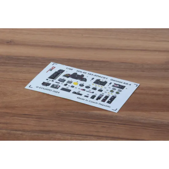 Eduard 3DL48163 1/48 Gannet AS.4 SPACE 3D Decal for Aircraft Space