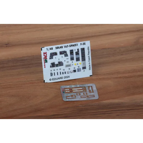 Eduard 3DL48167 1/48 F-5E SPACE 3D Decal for Aircraft Space
