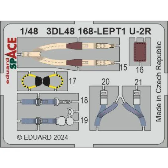 Eduard 3DL48168 1/48 U-2R SPACE 3D Decal for Aircraft Space