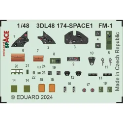 Eduard 3DL48174 1/48 FM-1 SPACE 3D Decal for Aircraft Space