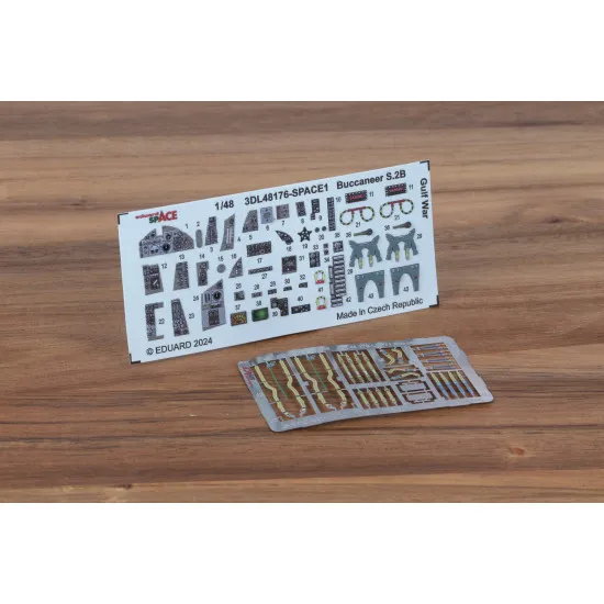 Eduard 3DL48176 1/48 Buccaneer S.2B Gulf War SPACE 3D Decal for Aircraft Space