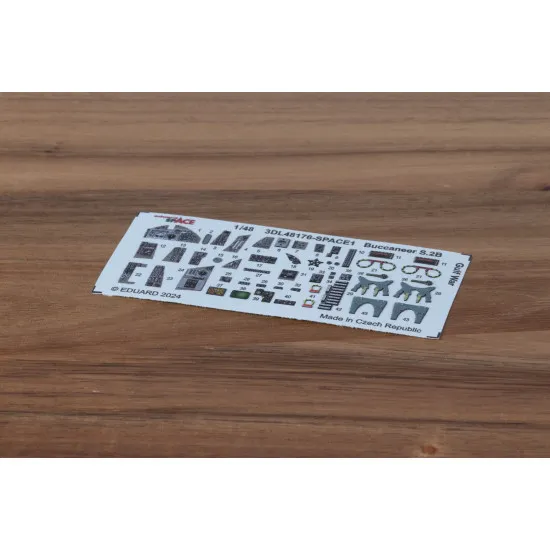 Eduard 3DL48176 1/48 Buccaneer S.2B Gulf War SPACE 3D Decal for Aircraft Space