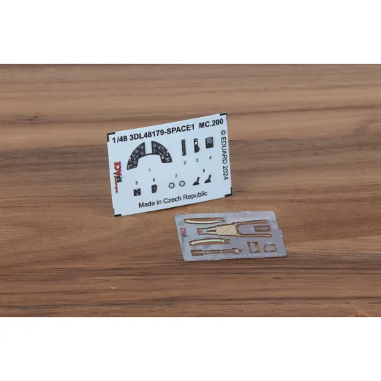 Eduard 3DL48179 1/48 MC.200 SPACE 3D Decal for Aircraft Space