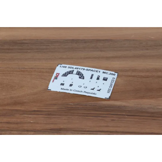 Eduard 3DL48179 1/48 MC.200 SPACE 3D Decal for Aircraft Space