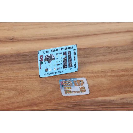 Eduard 3DL48197 1/48 A-4M mod. 1970 SPACE 3D Decal for Aircraft Space