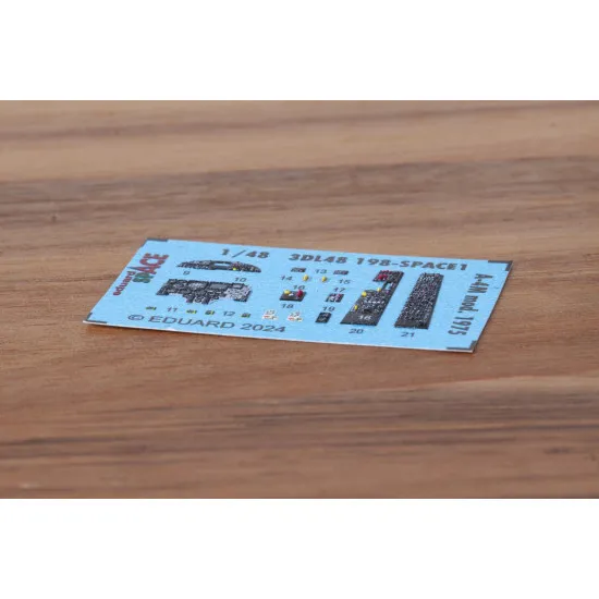 Eduard 3DL48198 1/48 A-4M mod. 1975 SPACE 3D Decal for Aircraft Space