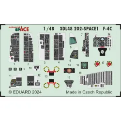 Eduard 3DL48202 1/48 F-4C SPACE 3D Decal for Aircraft Space