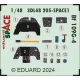 Eduard 3DL48205 1/48 Bf 109G-4 SPACE 3D Decal for Aircraft