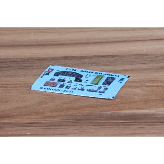 Eduard 3DL48206 1/48 F4U-2 SPACE HOBBY BOSS 3D Decal for Aircraft