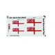 Eduard 3DL53004 1/350 Royal Navy ensign flags SPACE 0 3D Decal for Ships Space