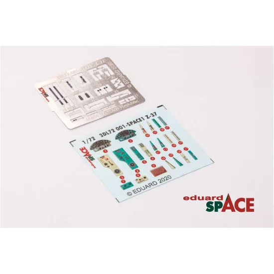 Eduard 3DL72001 1/72 Z-37 SPACE 3D Decal for Aircraft Space