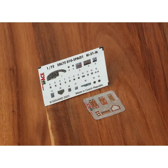 Eduard 3DL72010 1/72 Ki-21-Ib SPACE 3D Decal for Aircraft Space