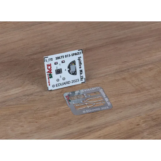 Eduard 3DL72015 1/72 Spitfire Mk.IXc SPACE 3D Decal for Aircraft Space