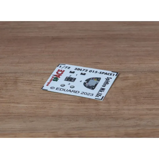 Eduard 3DL72015 1/72 Spitfire Mk.IXc SPACE 3D Decal for Aircraft Space