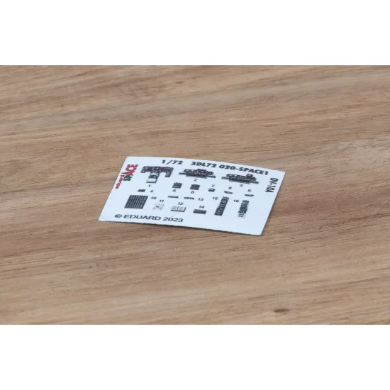 Eduard 3DL72020 1/72 OV-10A SPACE 3D Decal for Aircraft Space