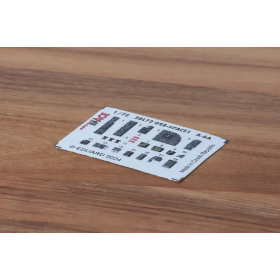 Eduard 3DL72028 1/72 A-6A SPACE 3D Decal for Aircraft Space