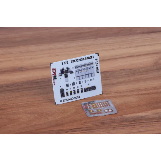 Eduard 3DL72038 1/72 F-15J MSIP SPACE 3D Decal for Aircraft Space