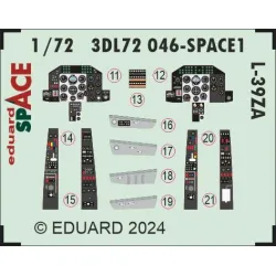 Eduard 3DL72046 1/72 L-39ZA SPACE 3D Decal for Aircraft Space