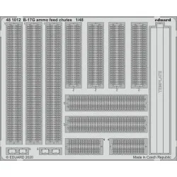 Eduard 481012 1/48 B-17G ammo feed chutes Photo-Etched for Aircraft Photo etched set