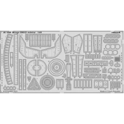 Eduard 481069 1/48 Mirage 2000D exterior Photo-Etched for Aircraft Photo etched set
