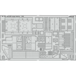 Eduard 481078 1/48 Mi-24D cargo interior Photo-Etched for Aircraft Photo etched set