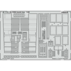 Eduard 481115 1/48 Do 335A bomb bay Photo-Etched for Aircraft Photo etched set
