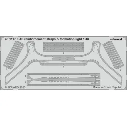Eduard 481117 1/48 F-4E reinforcement straps & formation lights Photo-Etched for Aircraft Photo etched set